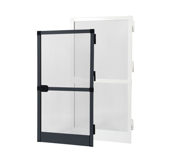 Optez pour une protection moustiquaire spécialement adaptée aux passages fréquents: la porte battante. En un simple geste, vous ouvrez et fermez la porte. L'aimant assiste activement la remise en place autonome. Ce type de porte est très résistant. La porte peut être laissée en place. Elle vous accompagnera ainsi de nombreuses années pour assurer votre tranquilité.